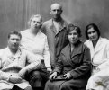 семья Борисенко. Иван Павлович Борисенко – слева.