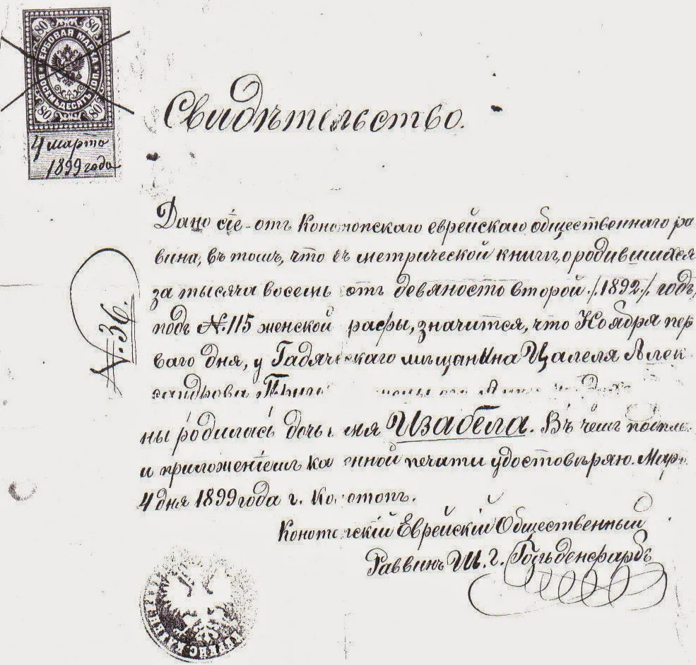 Изабелла ( в девичестве Пригова )