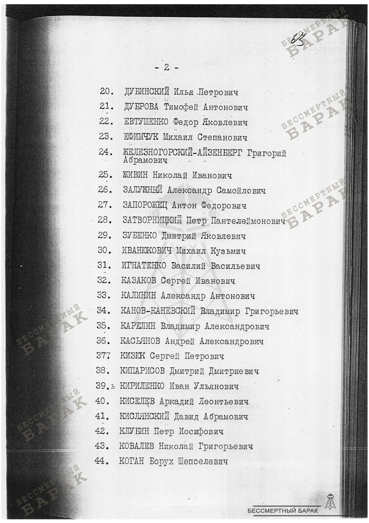 Сталинские списки: список лиц от 12 сентября 1938 года. Украинская ССР