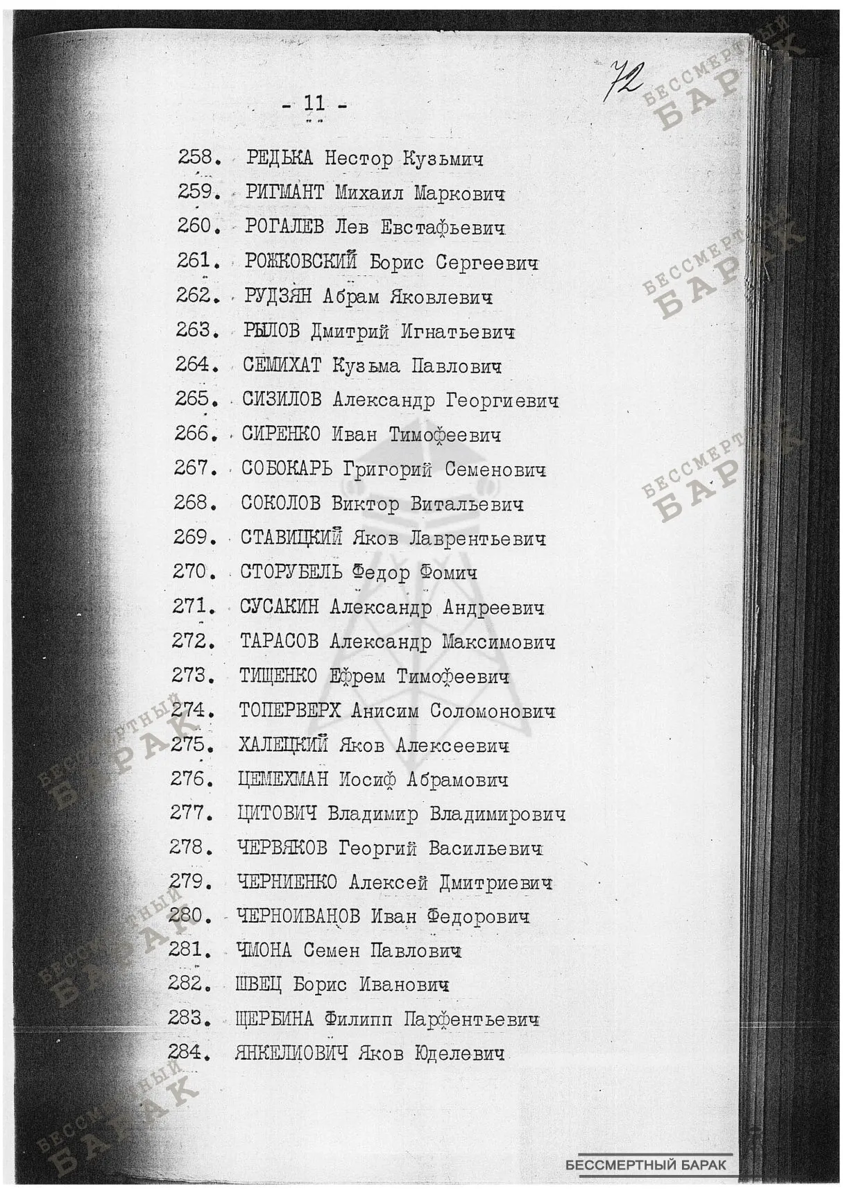 Сталинские списки: список лиц от 12 сентября 1938 года. Украинская ССР
