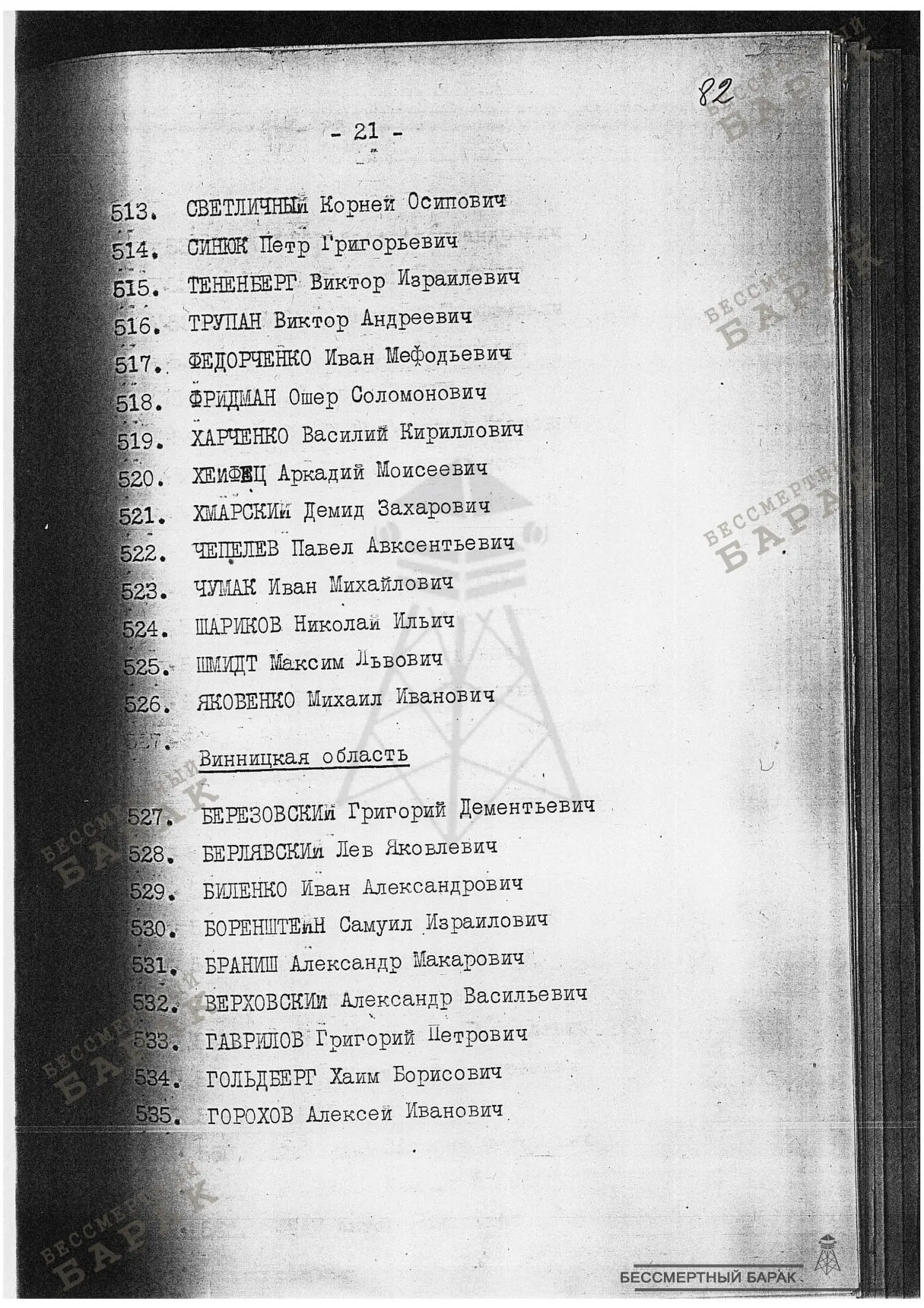 Сталинские списки: список лиц от 12 сентября 1938 года. Украинская ССР