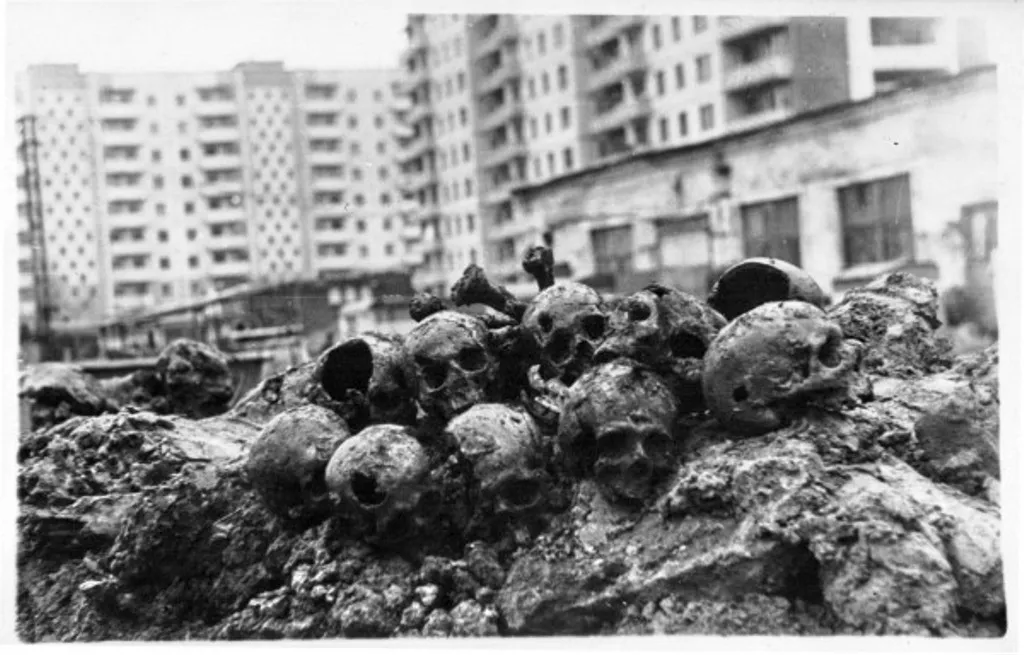 Раскопки в Архангельске, расстрельные ямы 1989 год Раскопки в Архангельске, расстрельные ямы 1989 год