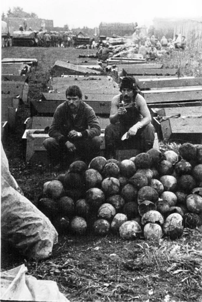 Раскопки в Архангельске, расстрельные ямы 1989 год